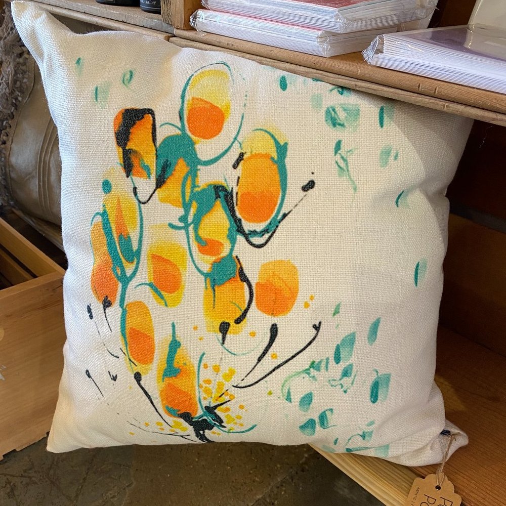 Watercolor Throw Pillow